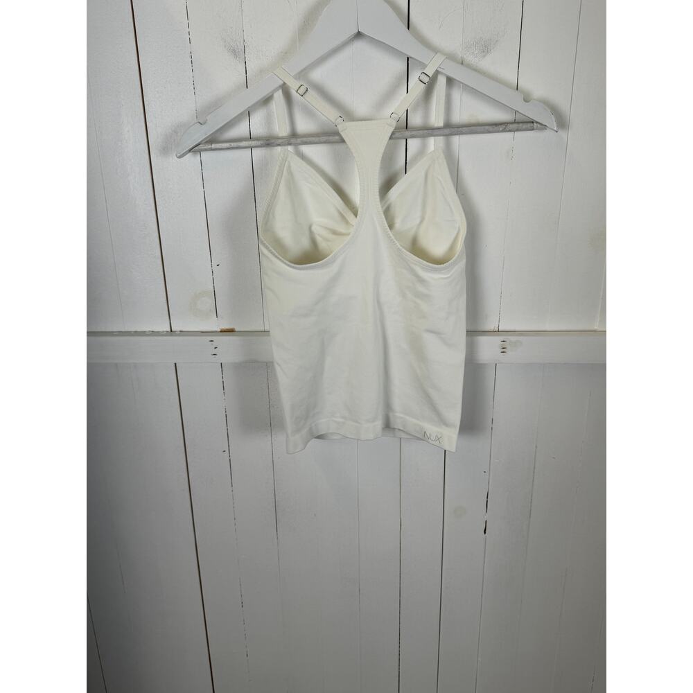 Nux White Activewear Tank Top Women's Size S New Without Tags - Picture 3 of 3